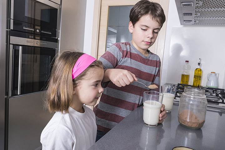 Is it safe to serve protein milk to the children